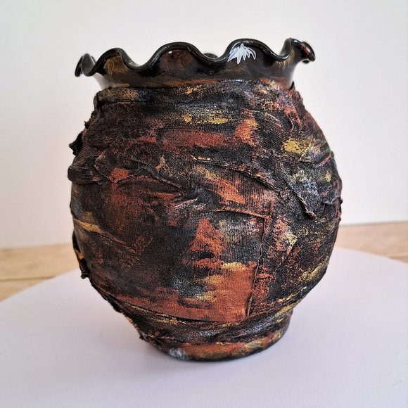 Converted glass vase to a piece of art - Picture 2 of 3